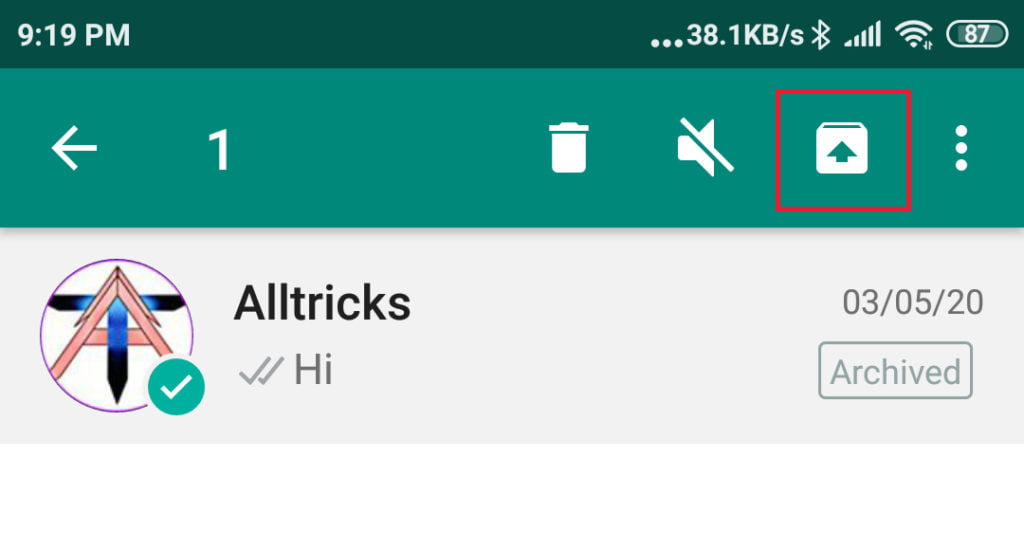 Hide WhatsApp chat without any software