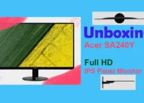 Unboxing and Review of Acer SA240Y full HD IPS panel monitor