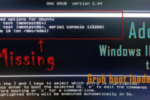 How to add Windows 10 to grub boot loader