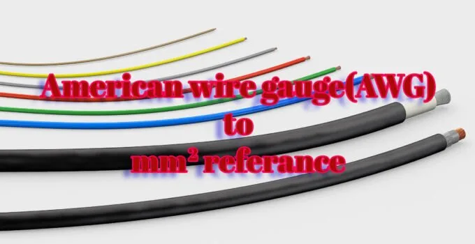 AWG to mm2 reference