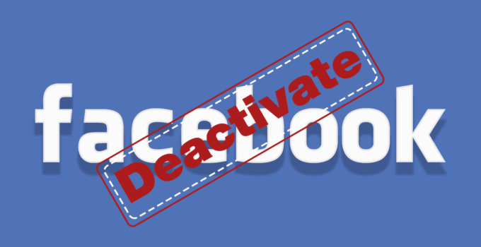Disable or Deactivate your Facebook Account