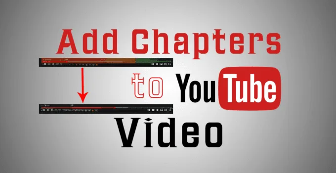 Add chapters to YouTube videos