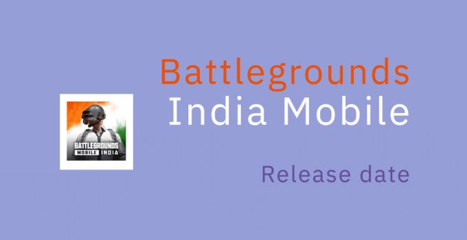 Battlegrounds Mobile India release date