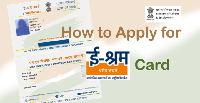 how to apply for eshram card registrationac