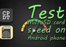 How to test Micro SD card speed on Android phone easily