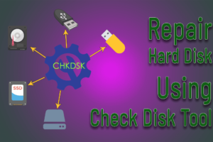 Easily repair hard disk using Check disk tool