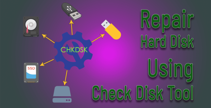 Easily repair hard disk using Check disk tool Easily repair hard disk using Check disk tool 2